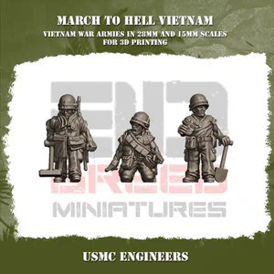USMC VIETNAM ENGINEERS 15mm