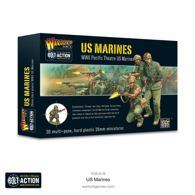 WW2 US Marines Plastic Box Set