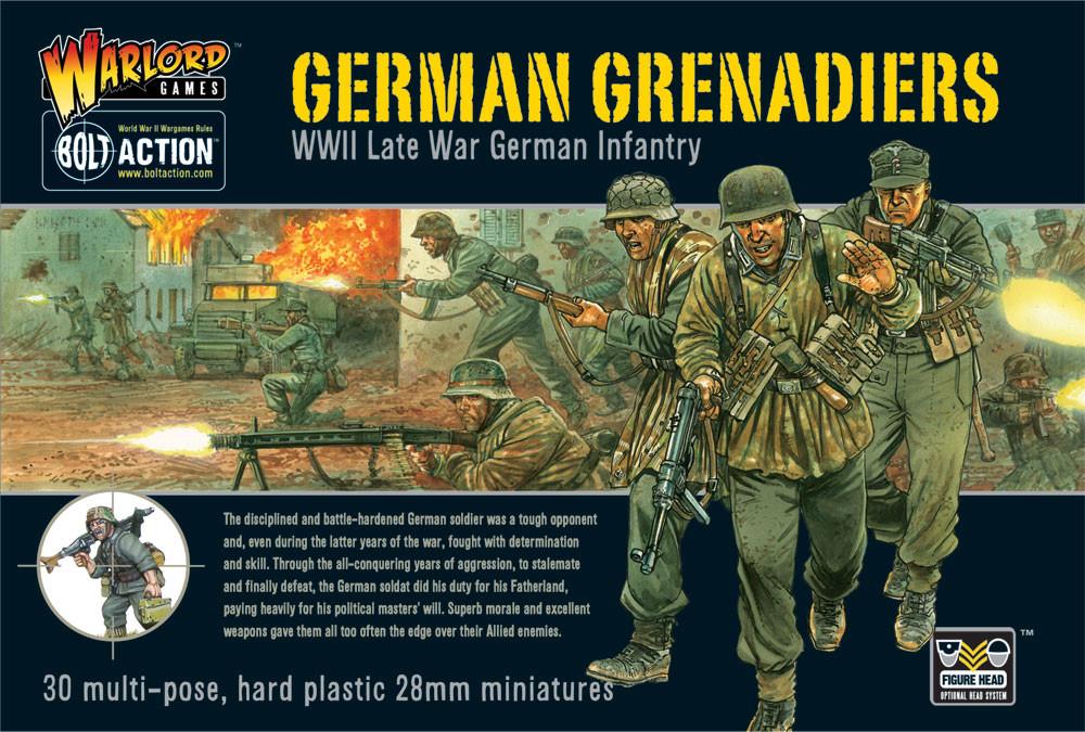 WW2 German Grenadiers Plastic Box Set