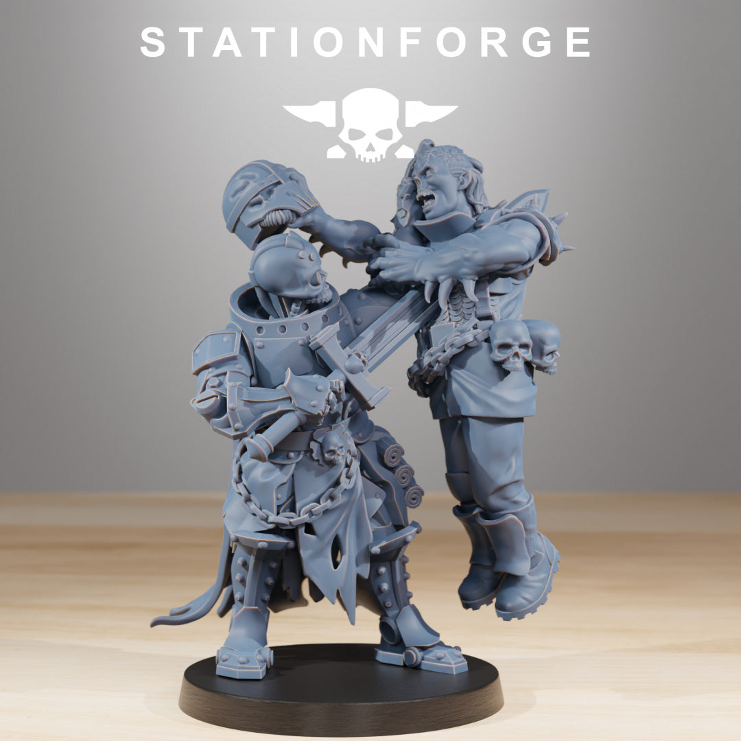 Pack de 10 Figurines Grimguard Commandos 28 mm StationForge - Non Pack de 10 Figurines Grimguard Commandos 28 mm StationForge - Non