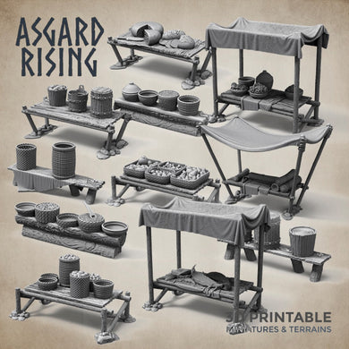 Asgard Rising Rural Market Square Modular Set