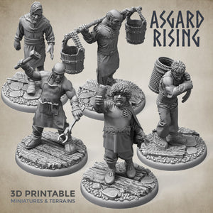 Asgard Rising Male Villagers Townsfolk #1