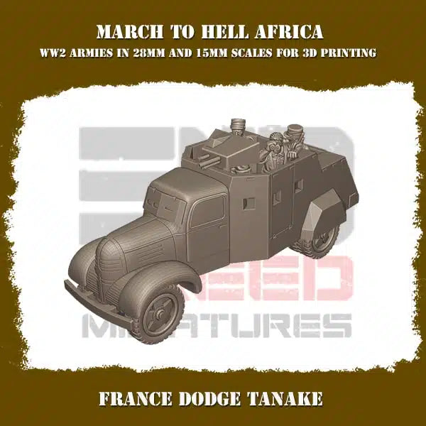 French Foreign Legion Dodge Tanake 15mm