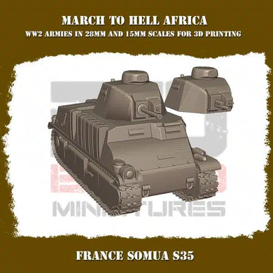 French Foreign Legion Somua S35 15mm