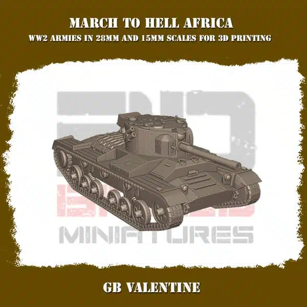 British Afrika Valentine 15mm