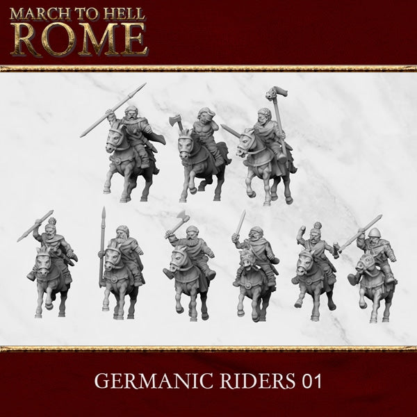 Germanic Tribes GERMANIC RIDERS 15mm