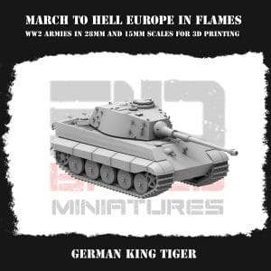 German King Tiger 15mm