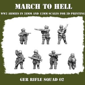 German Rifle Squad v2 15mm
