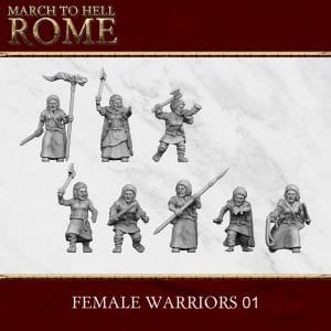 Germanic Tribes FEMALE WARRIORS 15mm