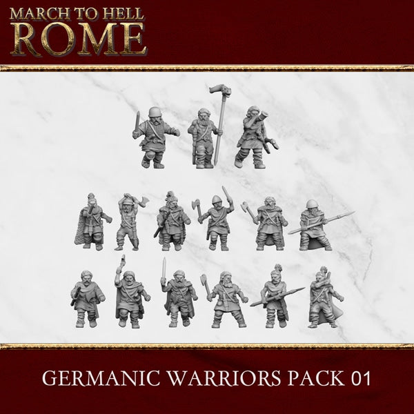 Germanic Tribes GERMANIC WARRIORS PACK  15mm