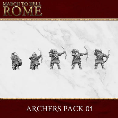 Imperial Rome Army ARCHERS PACK 01 15mm
