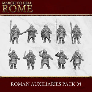 Imperial Rome Army AUXILIARIE PACK 15mm