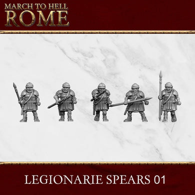 Imperial Rome Army LEGIONARIE SPEAR 15mm