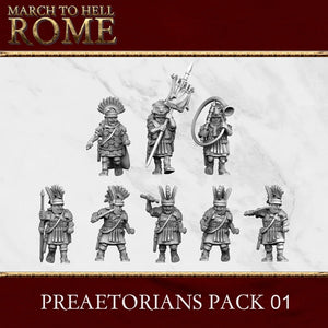 Imperial Rome Army PRAETORIANS PACK 01 15mm