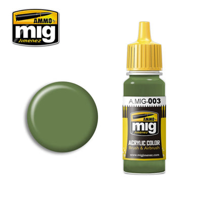 MIG003 RAL 6011 RESEDAGRUN ACRYLIC PAINT