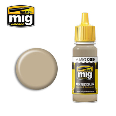 MIG009 RAL 7027 SANDGRAU ACRYLIC PAINT