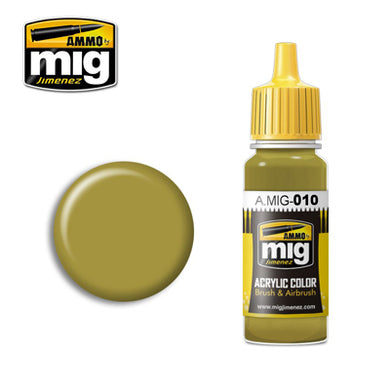 MIG010 RAL 7028 DUNKEGELB ACRYLIC PAINT