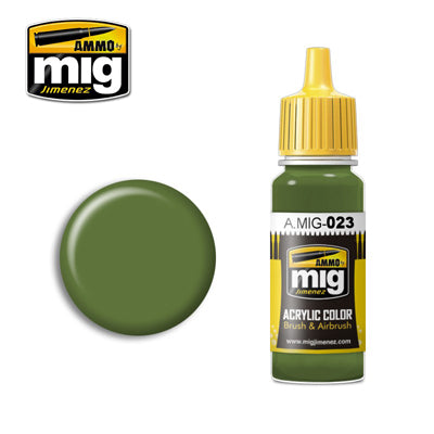 MIG023 PROTECTIVE GREEN ACRYLIC PAINT