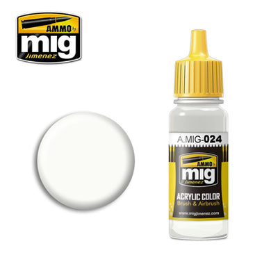 MIG024 WASHABLE WHITE CAMOFLAGE ACRYLIC PAINT