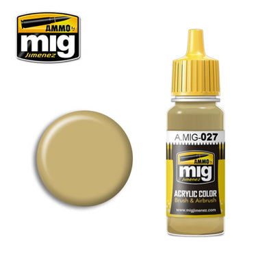 MIG027 RAL8031 F9 GERMAN SAND BEIGE ACRYLIC PAIN