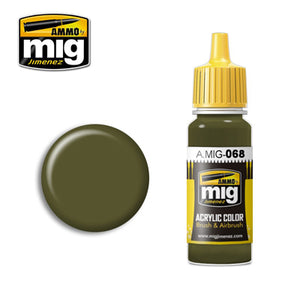 MIG068 IDF GREEN ACRYLIC PAINT