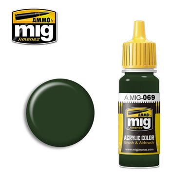 MIG069 BLUE GREEN ACRYLIC PAINT