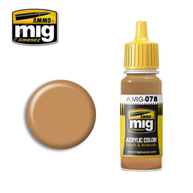 MIG078 OCHRE EARTH ACRYLIC PAINT