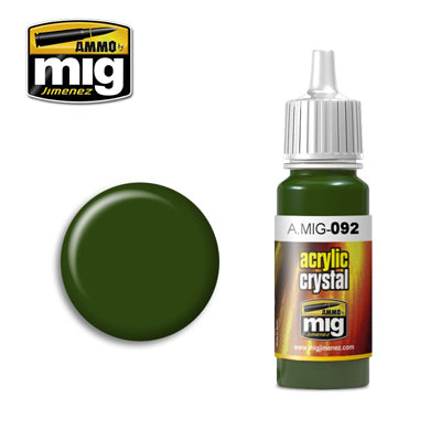 MIG092 GREEN CRYSTAL ACRYLIC