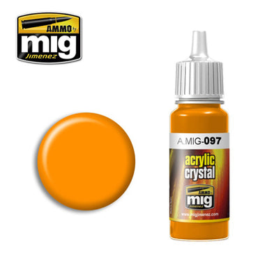 MIG097 ORANGE CRYSTAL ACRYLIC