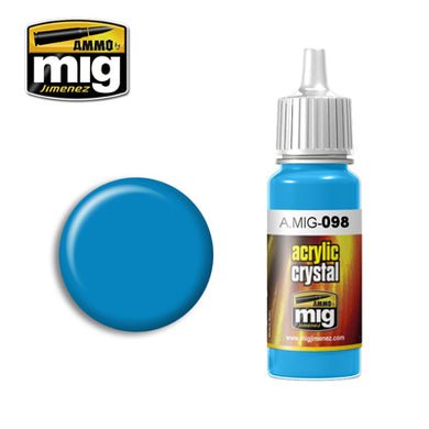 MIG098 LIGHT BLUE CRYSTAL ACRYLIC