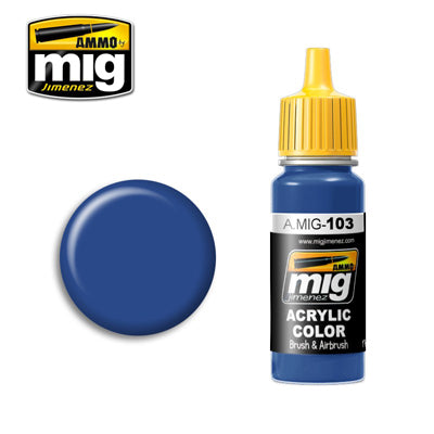 MIG103 MEDIUM BLUE ACRYLIC PAINT