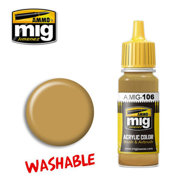 MIG106 WASHABLE SAND ACRYLIC PAINT