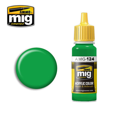 MIG124 LIME GREEN ACRYLIC PAINT