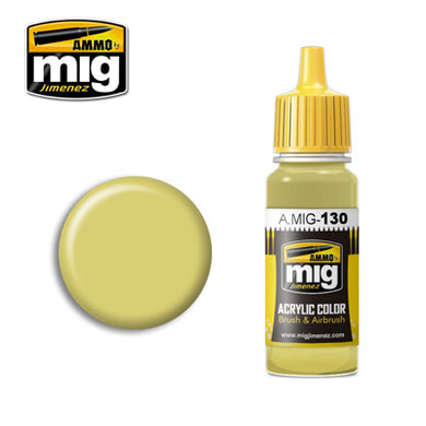 MIG130 FADED YELLOW ACRYLIC PAINT
