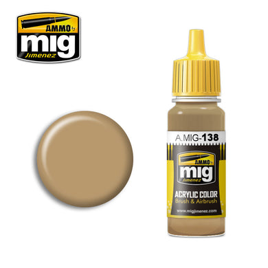 MIG138 DESERT YELLOW ACRYLIC PAINT