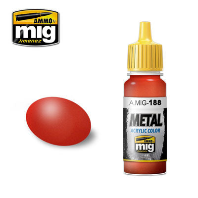 MIG188 METALLIC RED ACRYLIC PAINT