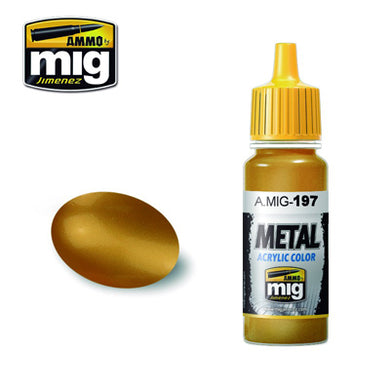 MIG197 BRASS ACRYLIC PAINT