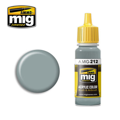 MIG212 FS 26373 SILVER GRAY ACRYLIC PAINT