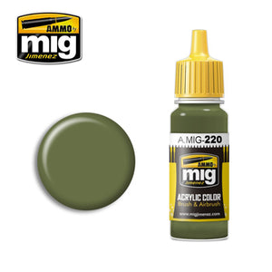 MIG220 FS 34151 ZINC CHROMATE GREEN ACRYLIC PAINT