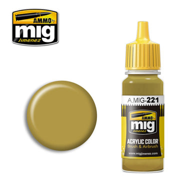 MIG221 FS 33481 ZINC CHROMATE YELLOW ACRYLIC PAINT