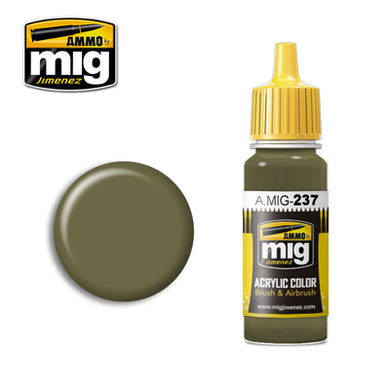 MIG237 FS 23070 DARK OLIVE DRAB ACRYLIC PAINT