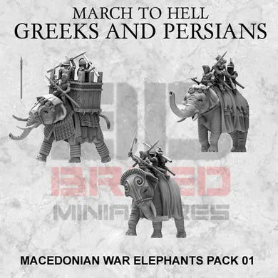 Macedonian Army War Elephants 15mm