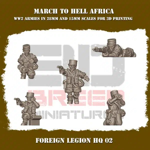 French Foreign Legion HQ v2 15mm