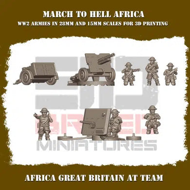 British Afrika AT Guns 15mm