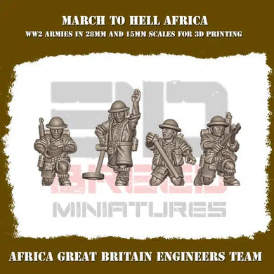 British Afrika Engineers Team 15mm