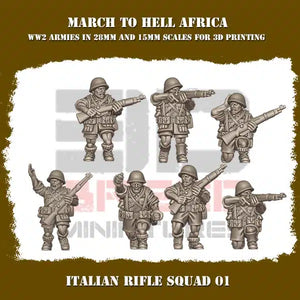 Italian Afrika Rifles 15mm