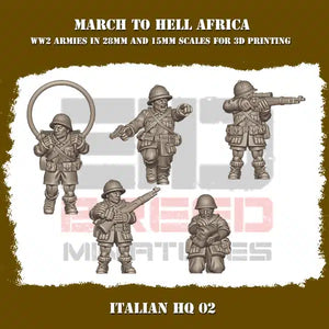 Italy Afrika HQ Team v2 15mm
