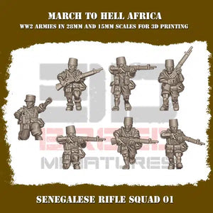 French Foreign Legion Senegalese Rifles 15mm