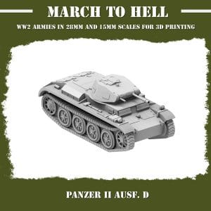 German Panzer II Ausf_D 15mm
