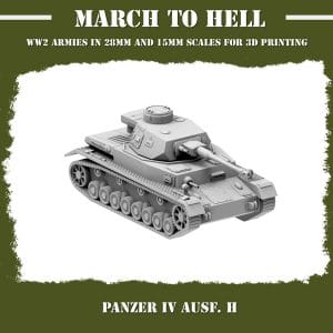 German Panzer IV Ausf_H 15mm